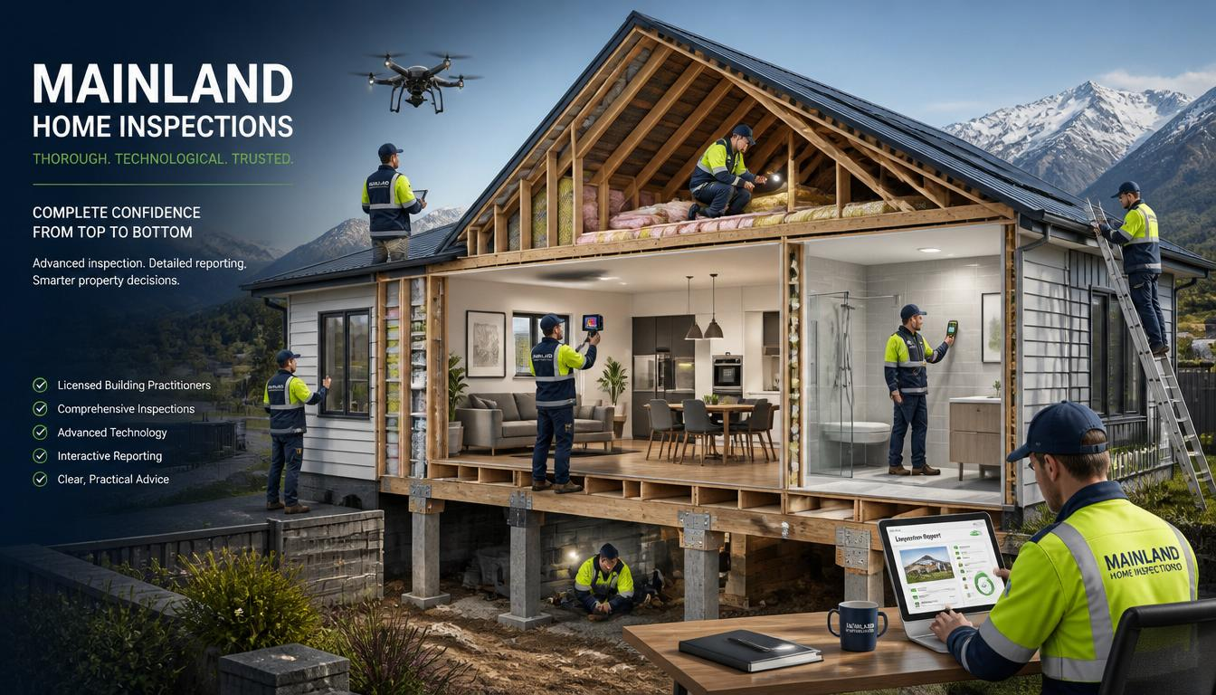 Building inspection services including pre-purchase, pre-sale, new build and rental property inspections.